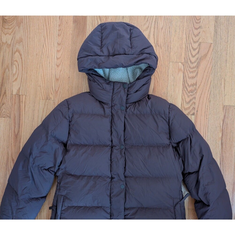 REI Co-op Norseland Goose Down Parka Puffer Jacket Womens M Sherpa Fleece Hood - Picture 3 of 15